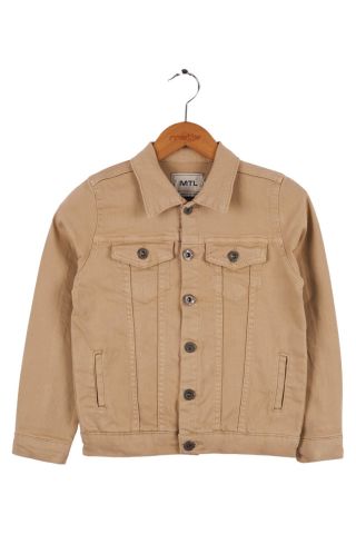 Mutlu Kids Erkek Çocuk Denim Ceket Siyah - 6 Yaş