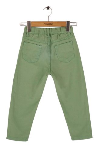 Mutlu Kids Kız Çocuk Bebek Pantolon Yeşil - 5 Yaş