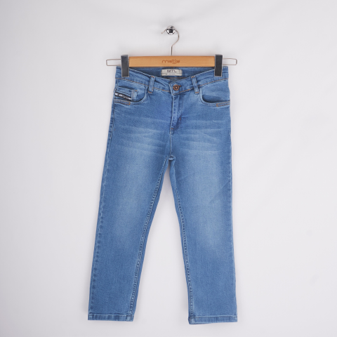 Mutlu Kids Erkek Çocuk Pantolon ORTA MAVİ - 5 Yaş