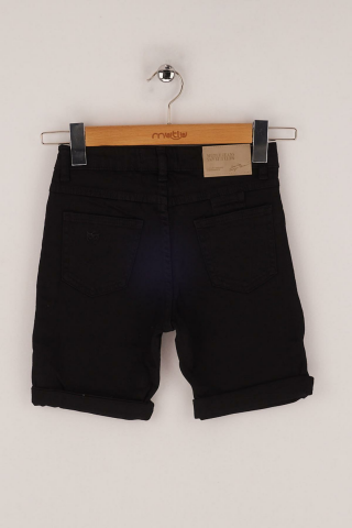 Mutlu Kids Erkek Çocuk Denim Şort Beyaz - 9 Yaş