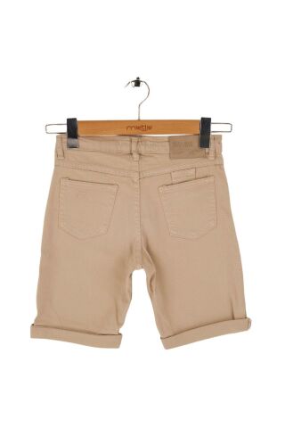 Mutlu Kids Erkek Çocuk Denim Şort Beyaz - 9 Yaş