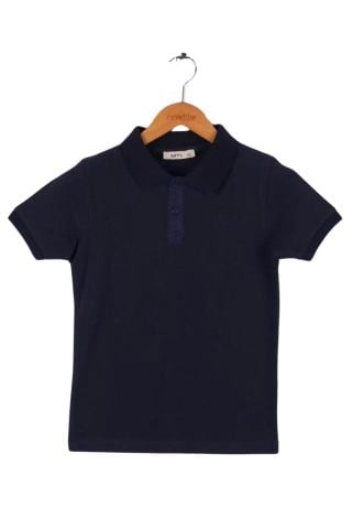 Mutlu Lacost Erkek Tişört Siyah - 10 Yaş