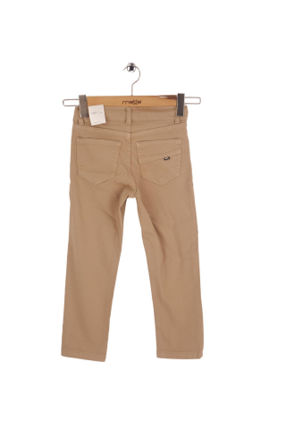 Mutlu Kids Erkek Çocuk Gabardin Pantolon Bej - 9 Yaş