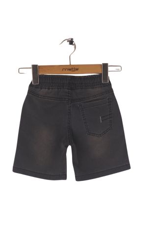 Mutlu Kids Erkek Çocuk Kot Kapri Şort Füme - 3 Yaş