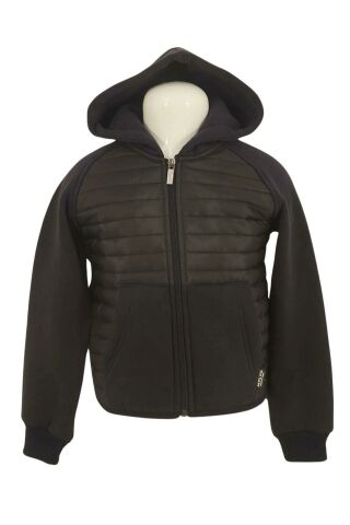 Mutlu Kids Kanguru Cepli Erkek Çocuk Şişme Mont Siyah - 3 Yaş
