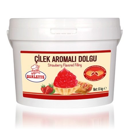 OVALETTE ÇİLEK AROMALI DOLGU 6 KG