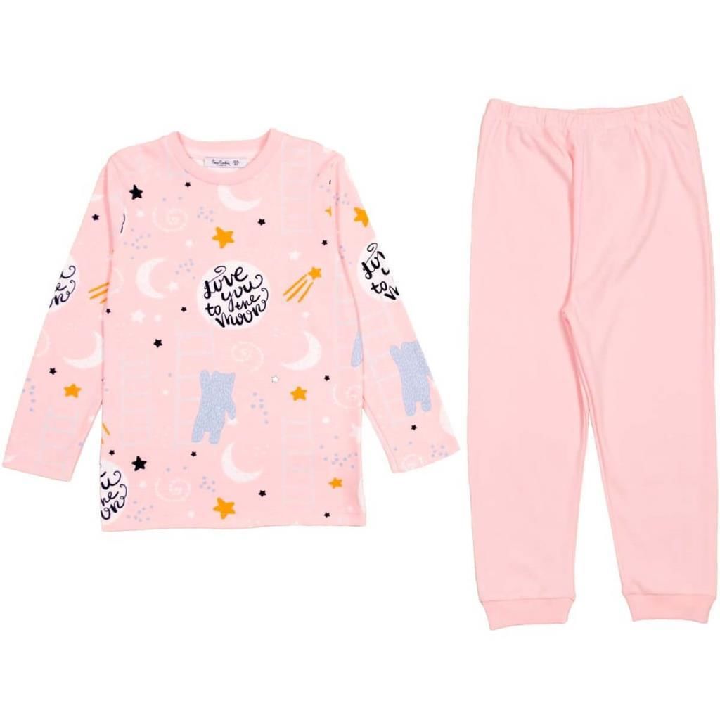 Pierre Cardin Kız Bebek Pijama Takımı P-Gri 302286