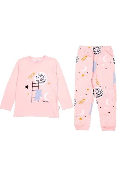 Pierre Cardin Kız Bebek Pijama Takımı Pembe 302286