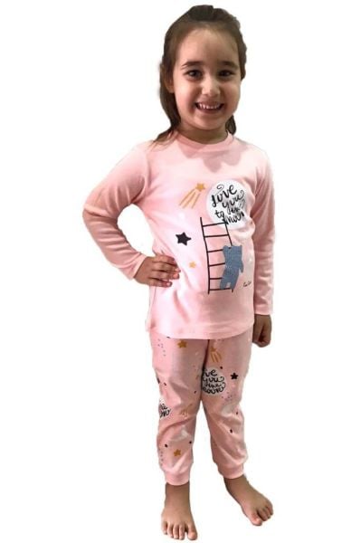 Pierre Cardin Kız Bebek Pijama Takımı Pembe 302286