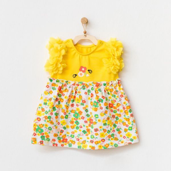 Andy Wawa Kız Bebek Yazlık Kolsuz Elbise  -AC21835