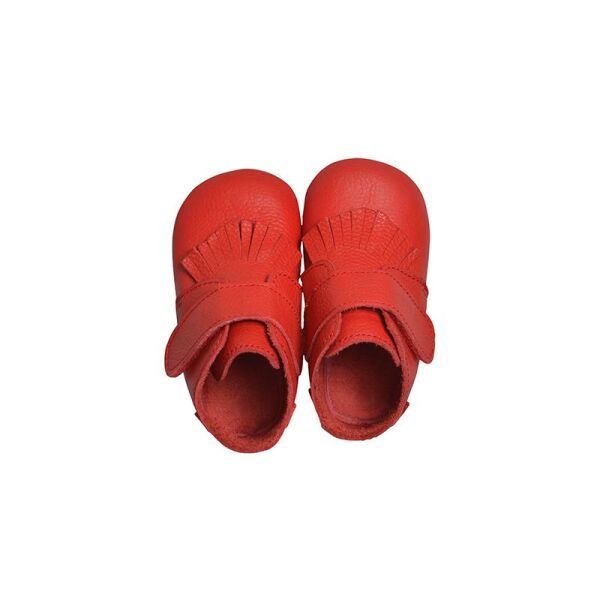 Hakiki Deri Anatomik Taban İlk Adım Ayakkabısı Kırmızı-MKN.0046