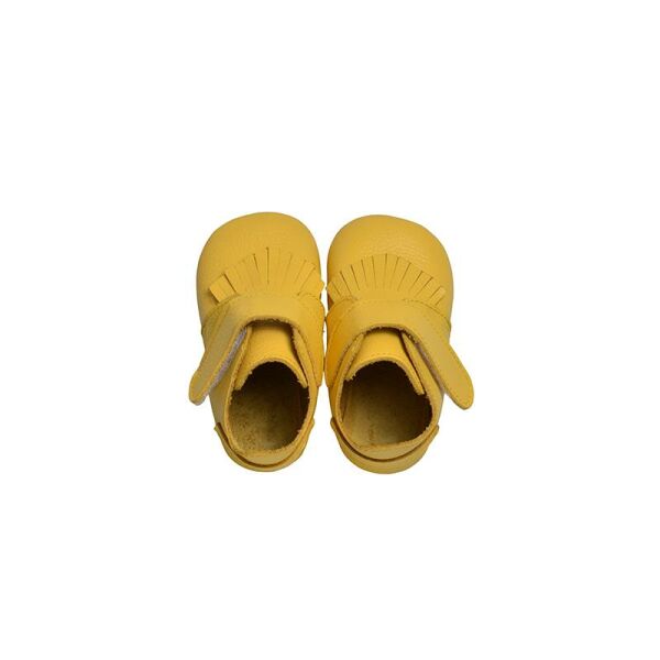 Hakiki Deri Anatomik Taban İlk Adım Ayakkabısı Sarı-MKN.0026