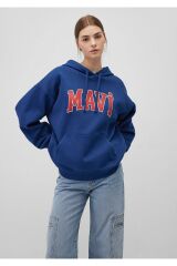 MAVİ MAVİ SWEATSHIRT KADIN HOODIE