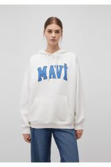 MAVİ MAVİ SWEATSHIRT KADIN HOODIE