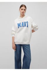 MAVİ MAVİ SWEATSHIRT KADIN HOODIE