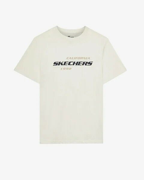 SKECHERS M LIGHTWEIGHT GRAPHIC TEE T-SHIRT UNISEX KISA KOL T-SHIRT