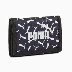 PUMA PUMA PHASE AOP WALLET BLACK-PUMA LOGO-AOP UNISEX CÜZDAN