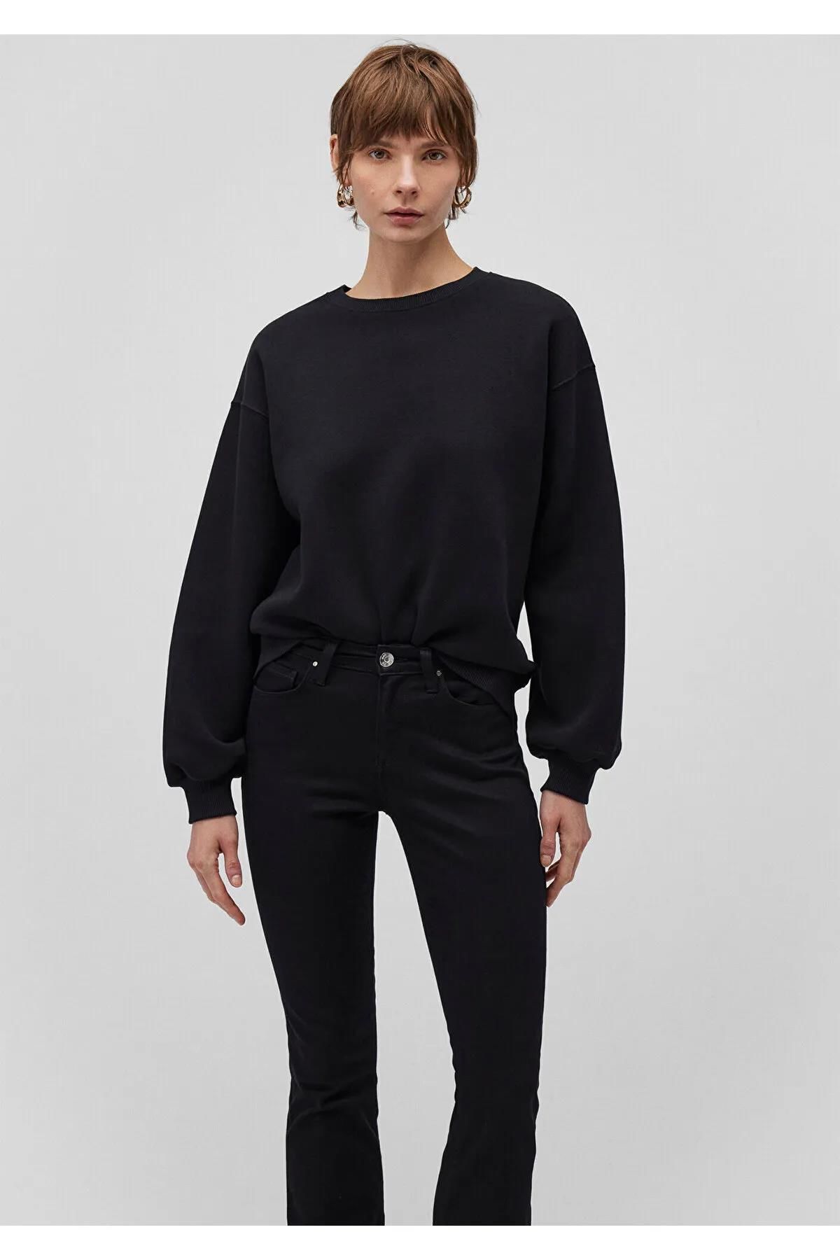 MAVİ BİSİKLET YAKA SWEATSHIRT KADIN SWEATSHIRT