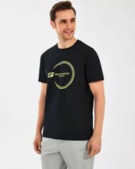 SKECHERS M LIGHTWEIGHT GRAPHIC TEE T-SHIRT UNISEX KISA KOL T-SHIRT