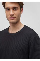 MAVİ UZUN KOL PENYE ERKEK KISA KOL T-SHIRT