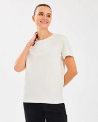 SKECHERS W ESSENTIAL CREWNECK T-SHIRT KADIN KISA KOL T-SHIRT