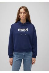 MAVİ MAVİ SWEATSHIRT KADIN HOODIE