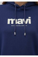 MAVİ MAVİ SWEATSHIRT KADIN HOODIE