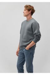 MAVİ BİSİKLET YAKA SWEATSHIRT ERKEK SWEATSHIRT