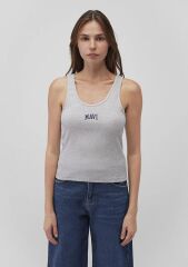 MAVİ MAVİ LOGO ATLET KADIN LOGO T-SHIRT
