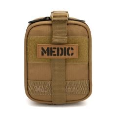 Mas Tactical® Sağlık Çantası Dikey Tan S