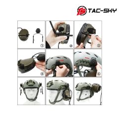 Telsiz Kulaklığı Ray Aparatı-TAN WYS0040-DE
