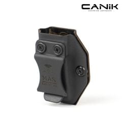 Mas Tactical® Kydex İç Taşıma Şarjör Kılıfı 9mm Canik Siyah