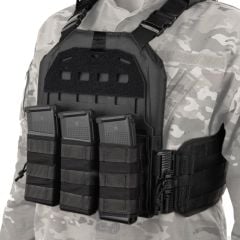 Mas Tactical® Plaka Taşıyıcı Lazer Kesim 6194 Siyah