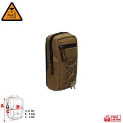 Yardımcı Cep Dikey  Tan-S      MAS-101-10-10-S