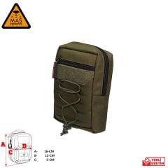 Yardımcı Cep Dikey  Haki-M    MAS-101-10-20-M
