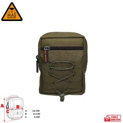 Yardımcı Cep Dikey  Haki-M    MAS-101-10-20-M