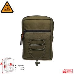 Yardımcı Cep Dikey  Haki-L      MAS-101-10-20-L