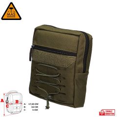 Yardımcı Cep Dikey  Haki-XL    MAS-101-10-20-XL