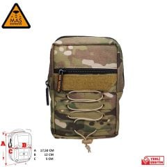 Yardımcı Cep Dikey  Multicam-L    MAS-101-10-30-L