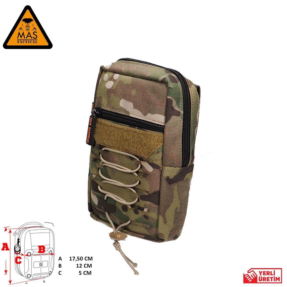 Yardımcı Cep Dikey  Multicam-L    MAS-101-10-30-L