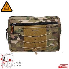 Yardımcı Cep Yatay Multicam XL MAS-101-20-30-XL