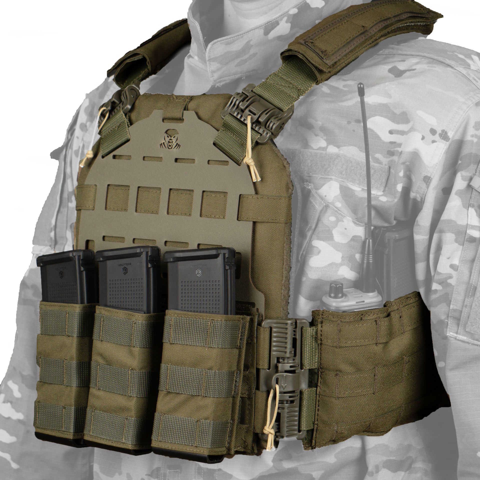 Mas Tactical® Plaka Taşıyıcı Kydex 6294 Haki