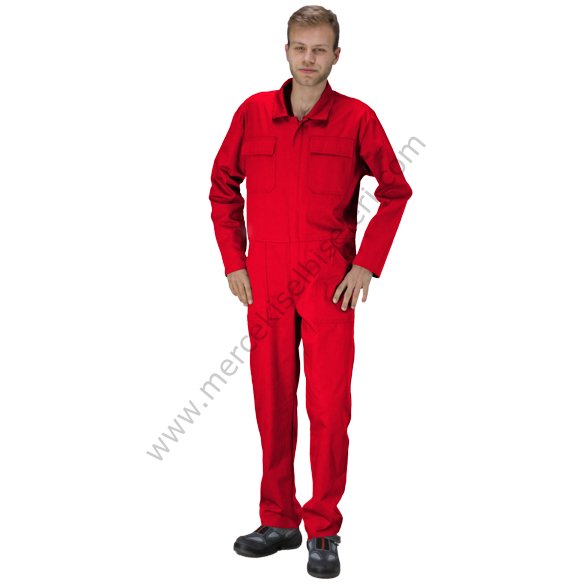 Kırmızı İşTulumu / İş Elbiseleri