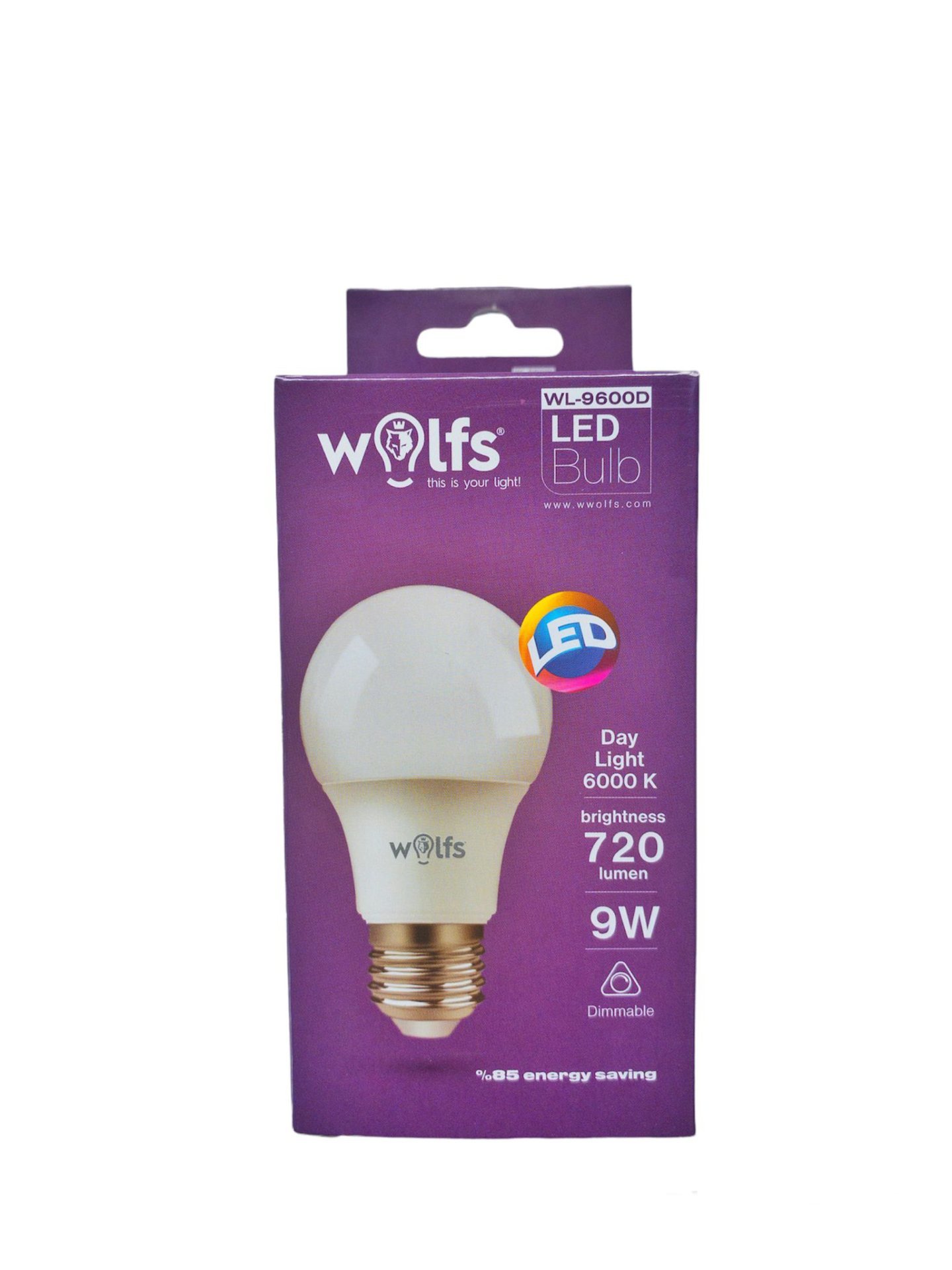 WOLFS WL-9600D 9W 6000K DİM EDİLEBİLİR  LED LAMBA