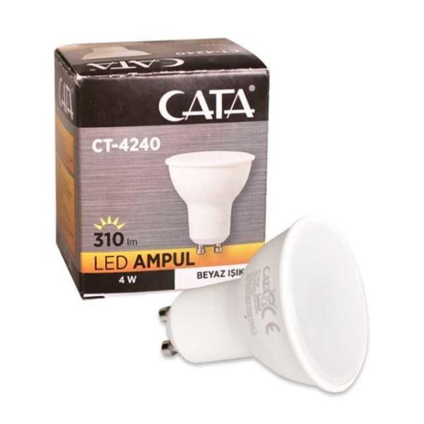 CATA CT-4240 5 WATT GU10 STARTER DUYLU AMPUL BEYAZ