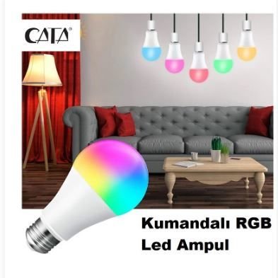 CATA CT-4058 RGB KUMANDALI LED AMPÜL