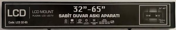 TV ASKI APARATI 42 İNÇ SABİT 70 CM DAR