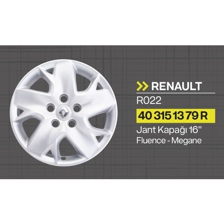 Fluence - Megane 3 16 İnç Jant Kapağı Takımı 403151379R