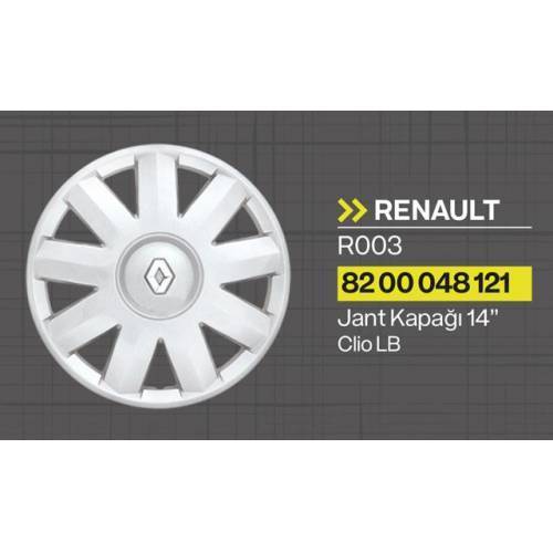 Clio 2 Symbol 14 İnç Jant Kapak Takımı 8200048121