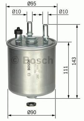 BOSCH Kango3-III-Laguna 3-III 1.5 Dizel Mazot Filtresi 7701478277